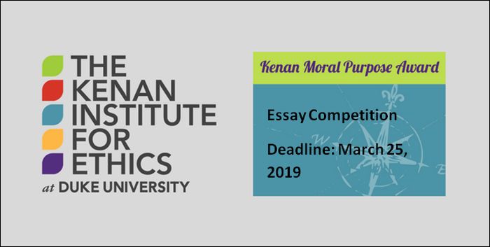 Kenan Moral Purpose Award Essay Competition