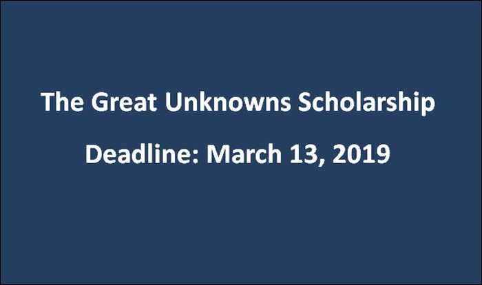 The Great Unknowns Scholarship