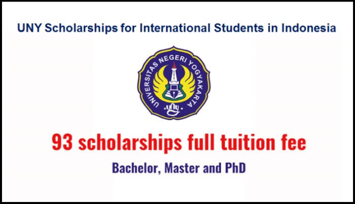UNY Scholarships for International Students in Indonesia