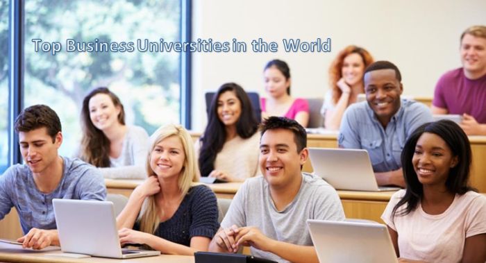 TOP BUSINESS COLLEGES IN THE WORLD