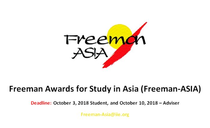 Freeman Awards for Study in Asia