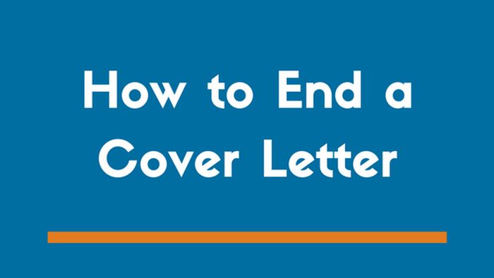How to End a Cover Letter