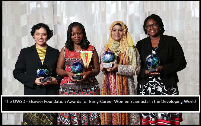 The OWSD - Elsevier Foundation Awards for Early-Career Women Scientists in the Developing World