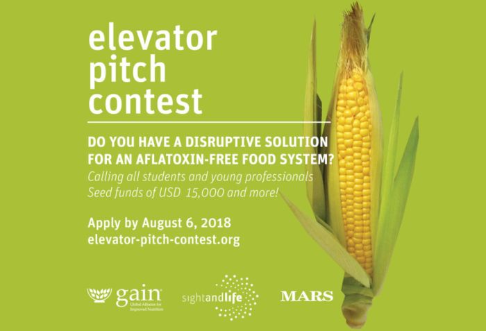 Sight and Life Foundation Elevator Pitch Contest