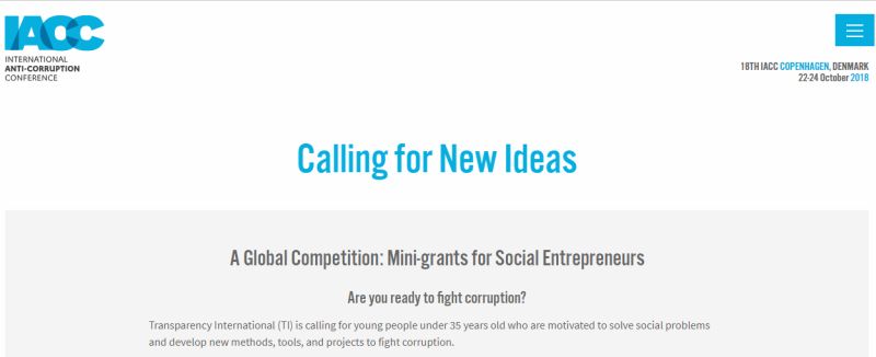 A Global Competition: Mini-grants for Social Entrepreneurs