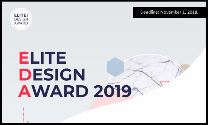 Elite Design Award 2019