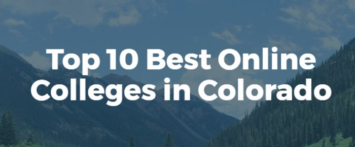 Best Online Colleges in Colorado