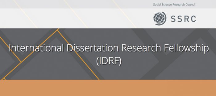 International Dissertation Research Fellowship