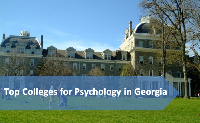Top Colleges for Psychology in Georgia 2018-19