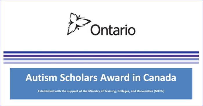 Autism Scholars Award in Canada
