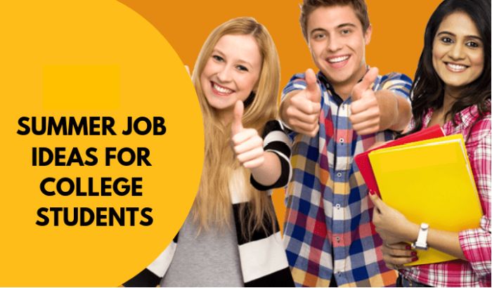 Best Summer Jobs for College Students