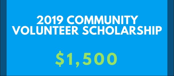 Annual Community Volunteer Scholarship