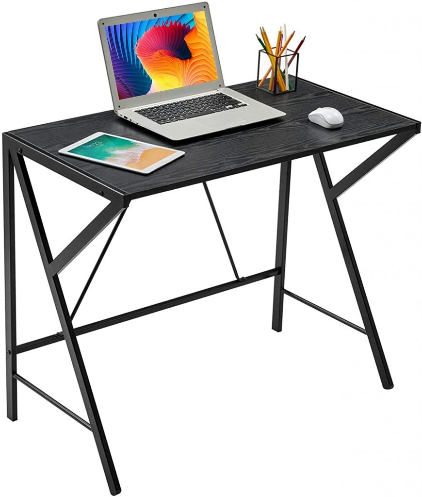 Aingoo Small Computer Desk with Stand for Simple Notebook Laptop