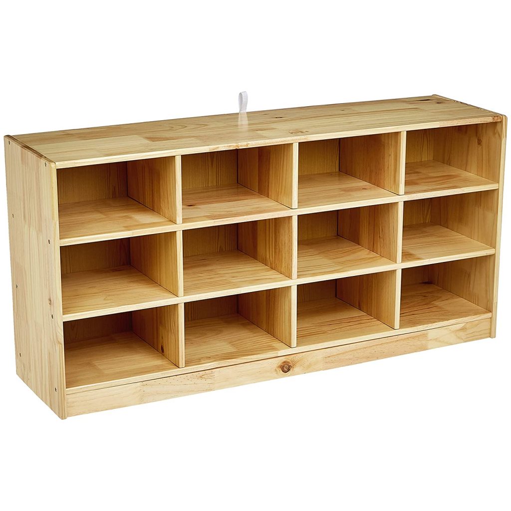 Amazon Basics Wooden Organizer with 12 Sections