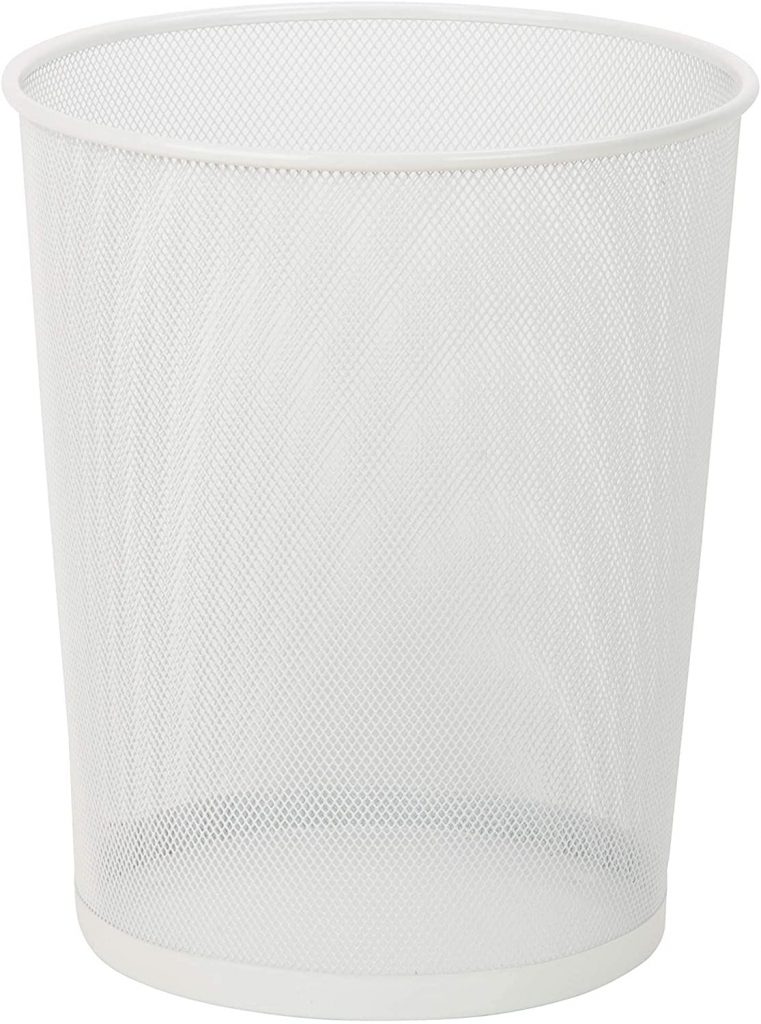 Honey-Can-Do TRS-02120 Trash Can with Steel Mesh Powder