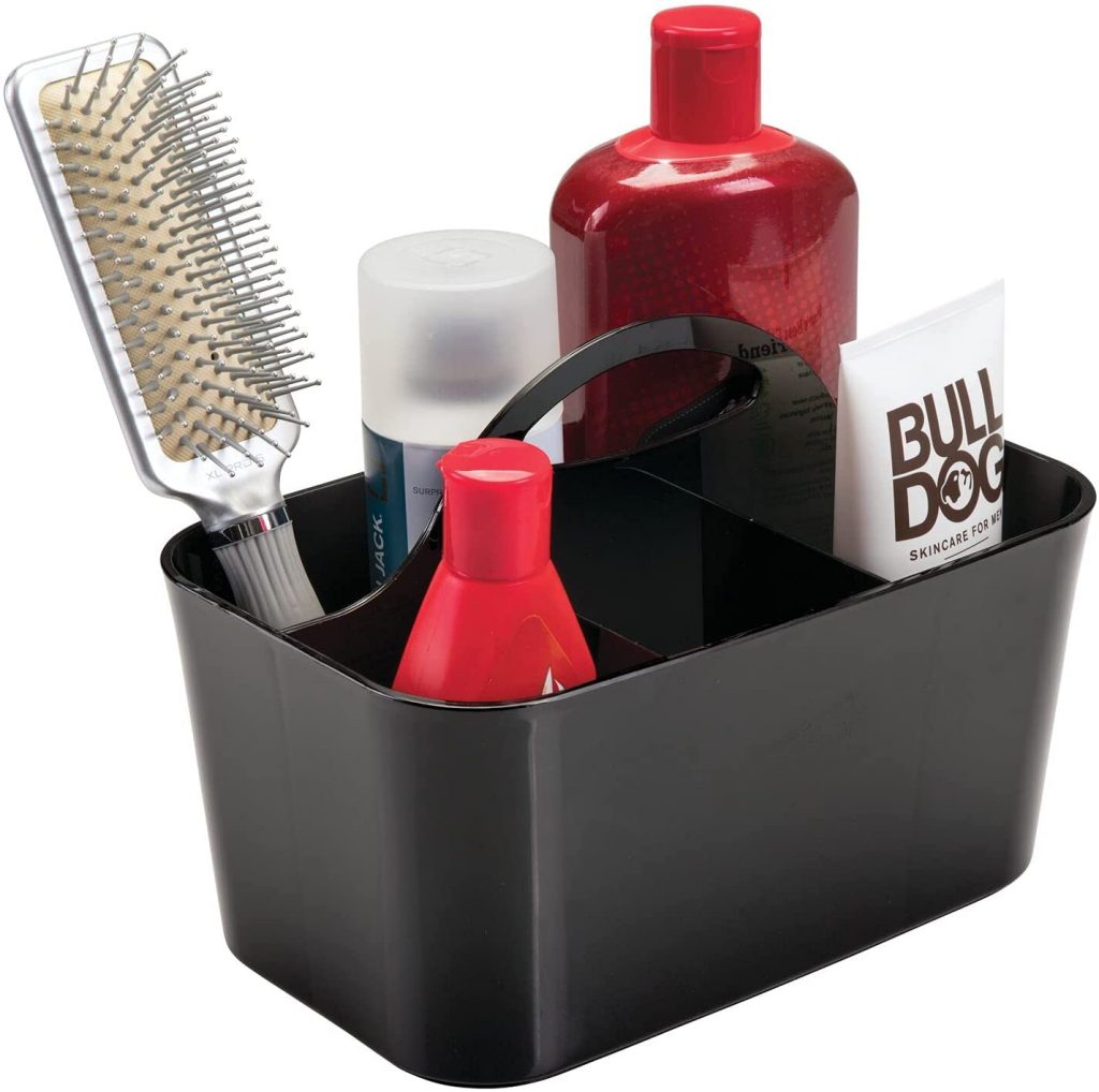 Mdesign Plastic Shower Caddy with Portable Storage Organizer Caddy Tote
