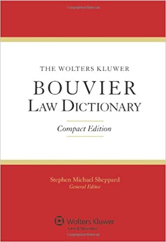 Sheppards Bouvier: Law Dictionary by Stephen M. Sheppard