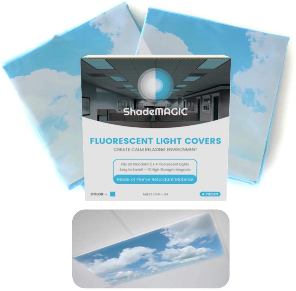 ShadeMAGIC Fluorescent Light Covers for Classroom