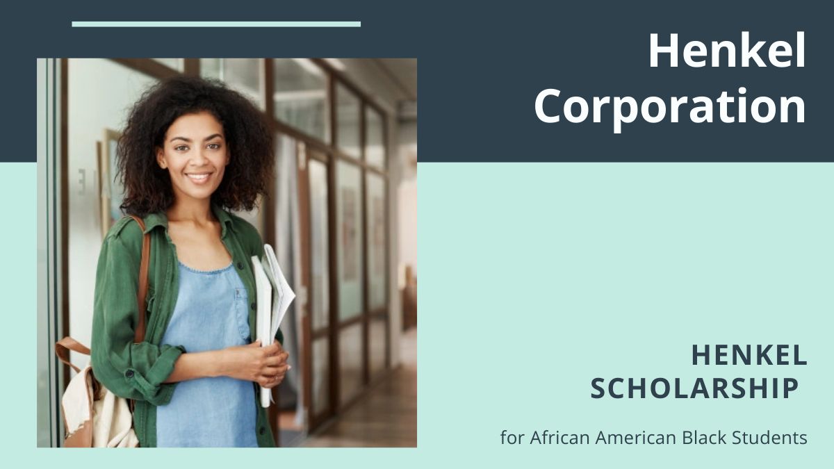 Henkel Scholarship for African American Black Students