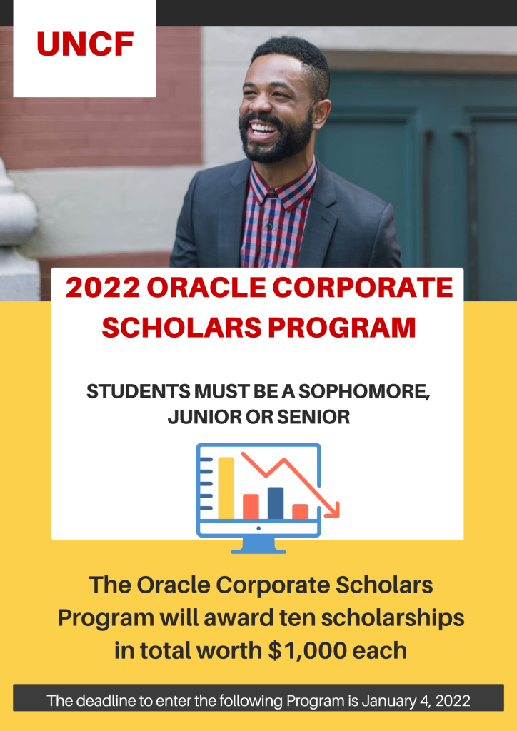 2022 Oracle Corporate Scholars Program