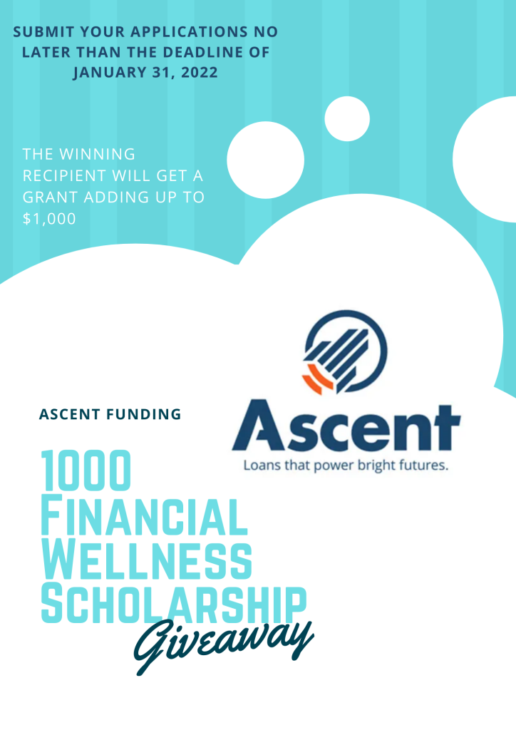 Ascent's $1000 Financial Wellness Scholarship Giveaway