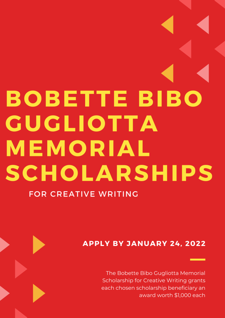 Bobette Bibo Gugliotta Memorial Scholarships for Creative Writing