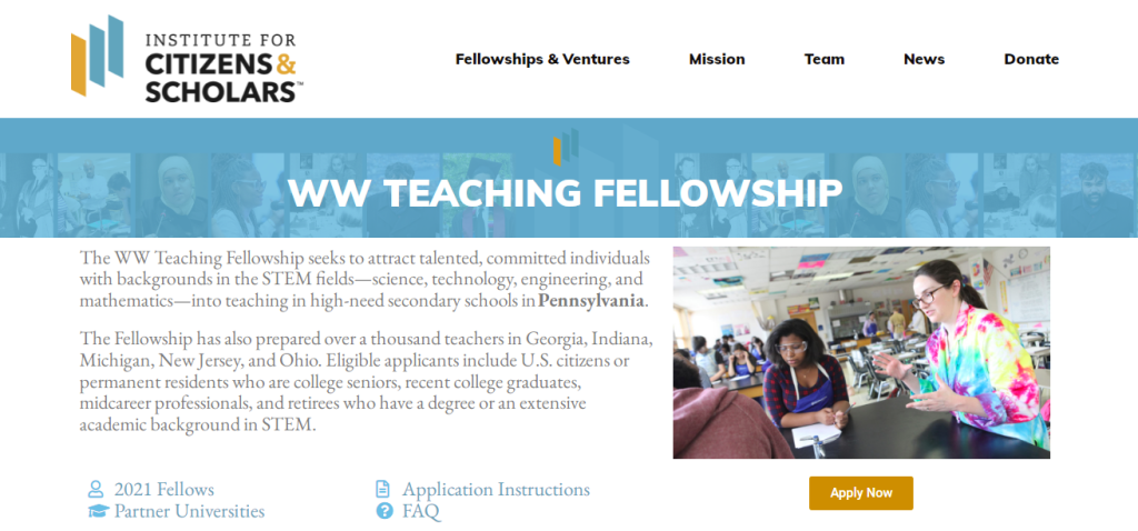 WW Teaching Fellowship