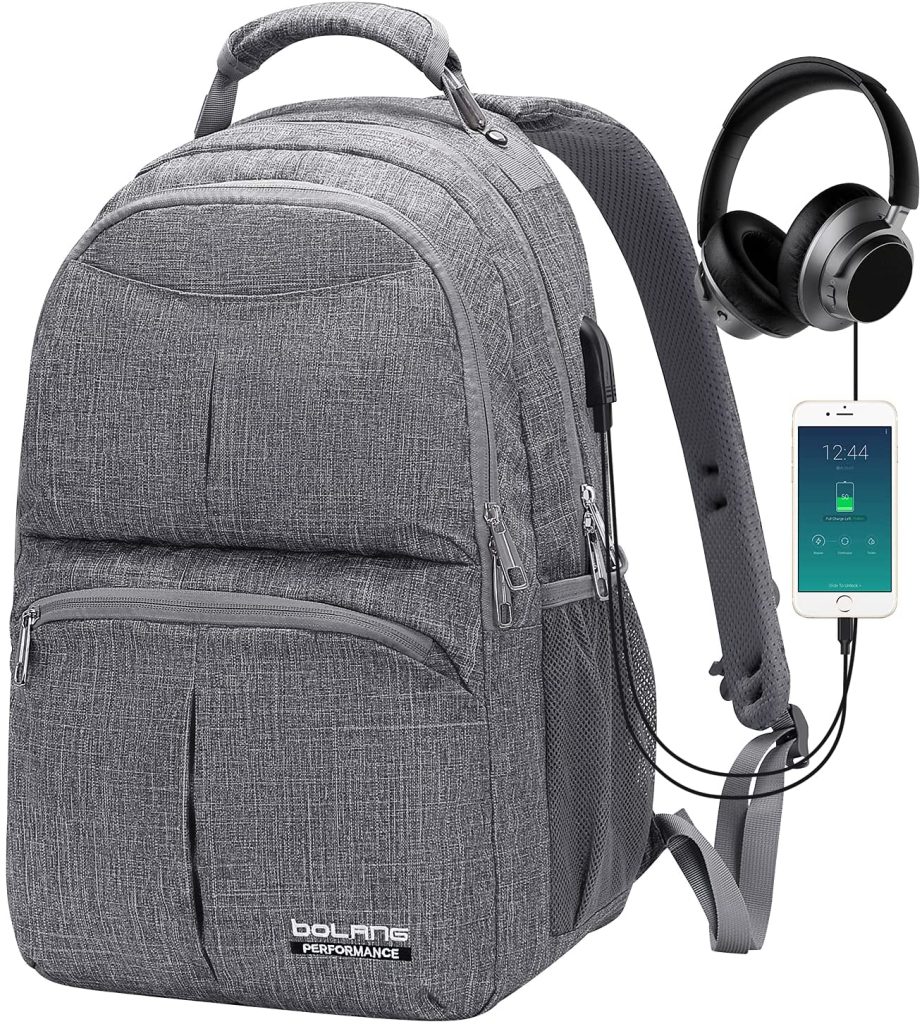 BOLANG Backpack for with USB Charging Port