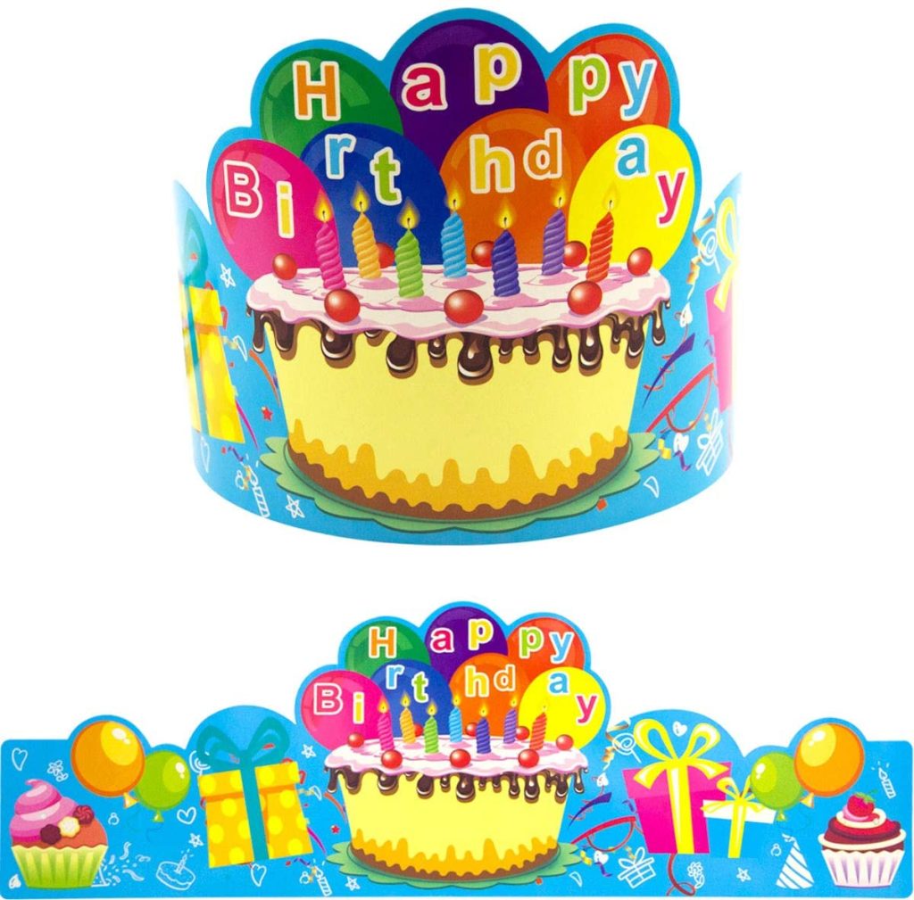 Birthday Crowns for Kids with Pack of 30