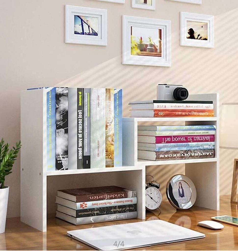 GTIN Expandable Wooden Bookshelf with FreeStyle Display