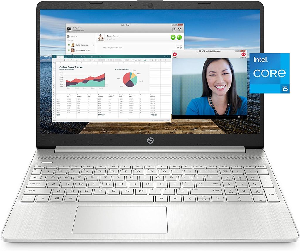 HP 15 Laptop with 15.6” Full HD IPS Display