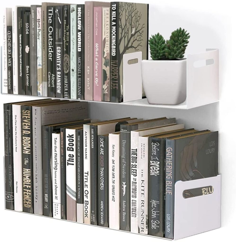 SIMTOP Floating Shelves with Bookend