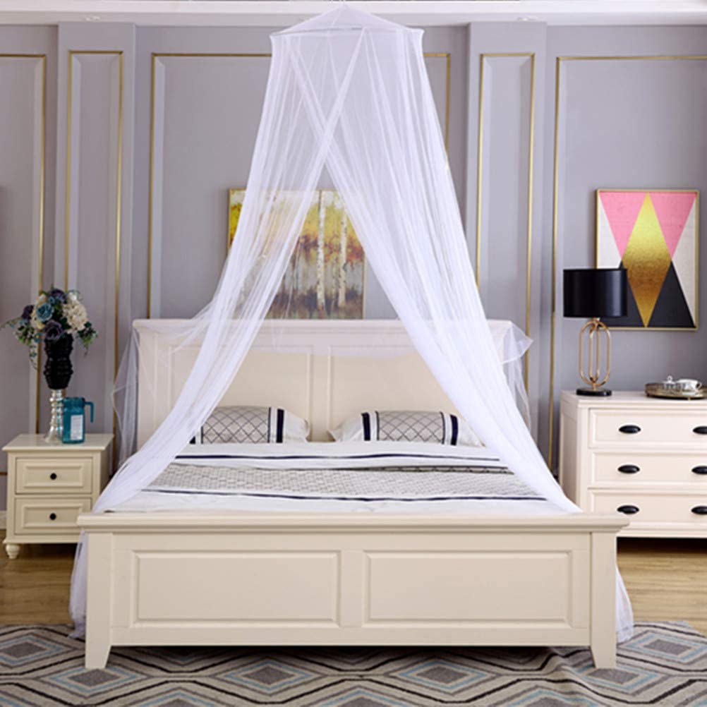 Tebery Luxury Bed Canopy with Mosquito Net Feature
