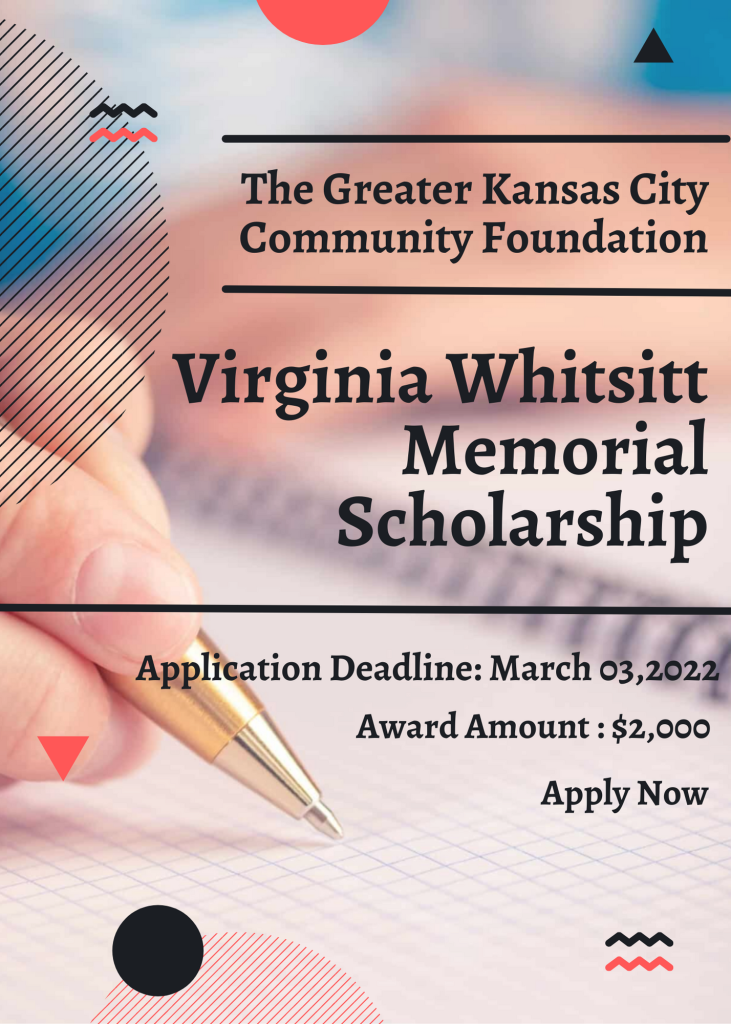 Virginia Whitsitt Memorial Scholarship