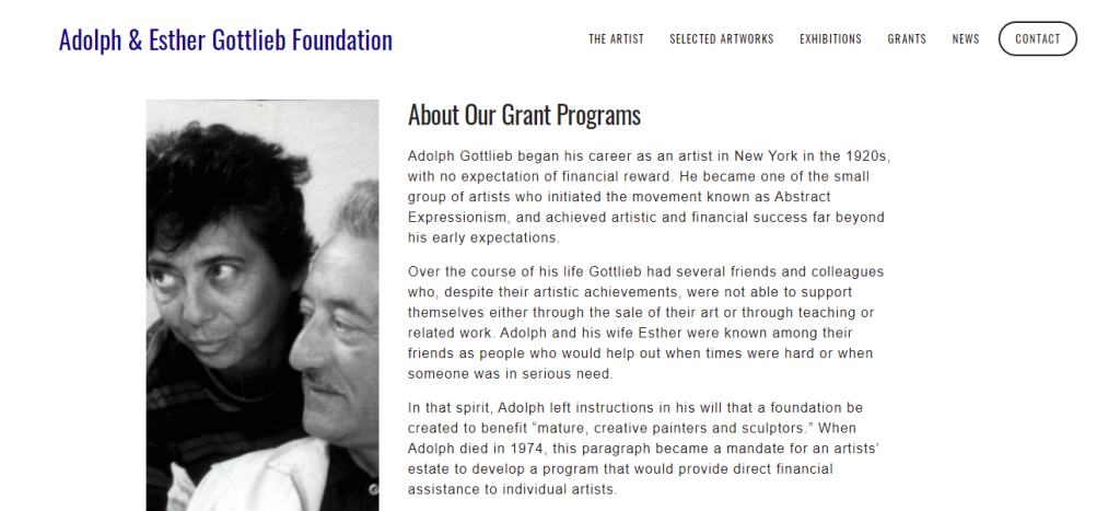Adolph and Gottlieb Foundation