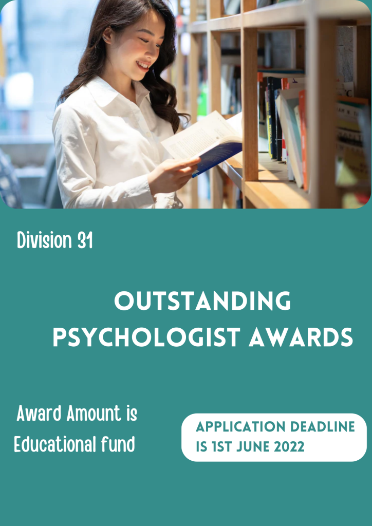 Outstanding Psychologist Awards